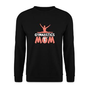 Akrobat Turner Gymnastik Turnen Tumbling - Unisex Pullover - Schwarz - Vorne - Alina (178cm) & Michal (187cm)