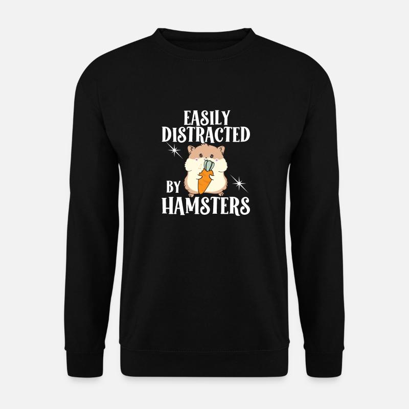 Hamster Gift Hamster Lovers - Unisex Sweatshirt - black