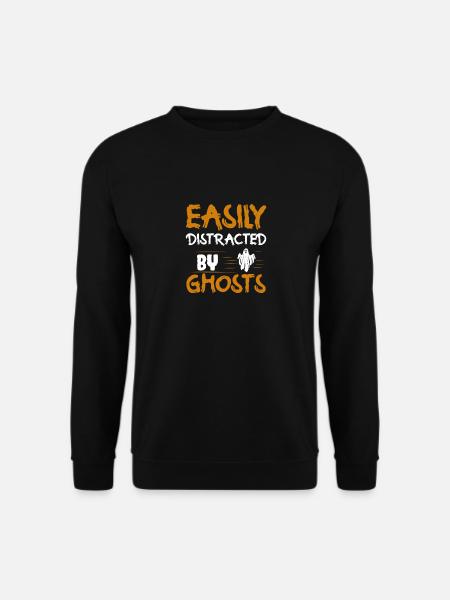 Easily Distracted By Ghosts - Unisex Sweatshirt - black