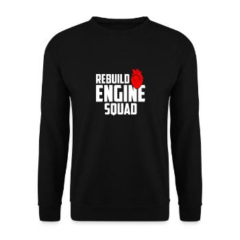 Open-heart surgery - Unisex Sweatshirt - black - Front - Alina (178cm) & Michal (187cm)