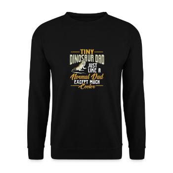 Leguan Eidechse Reptil Herpetologe - Unisex Pullover - Schwarz - Vorne - Alina (178cm) & Michal (187cm)