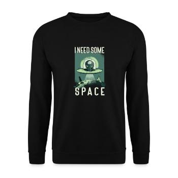 Anxiety Depression Mental Health - Unisex Sweatshirt - black - Front - Alina (178cm) & Michal (187cm)