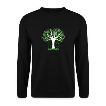 Anxiety Depression Mental Health - Unisex Sweatshirt - black - Front - Alina (178cm) & Michal (187cm)