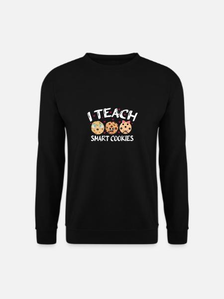 Lustiger Lehrer, Den Ich Intelligenten Plätzchen - Unisex Pullover - Schwarz