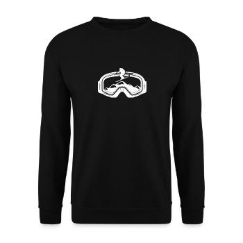 Ski Snowboard Goggles Skiing Snow Mountain Winter - Unisex Pullover - Schwarz - Vorne - Alina (178cm) & Michal (187cm)