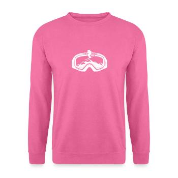 Ski Snowboard Goggles Skiing Snow Mountain Winter - Unisex Pullover - Pink - Vorne