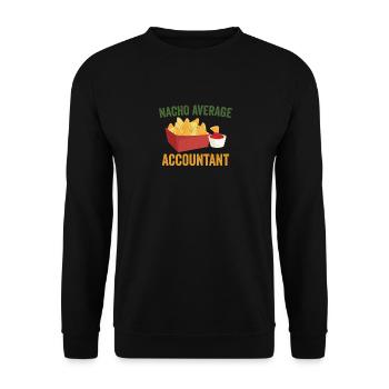 Buchhaltung Humor Lustig Lustiger CPA Buchhalter - Unisex Pullover - Schwarz - Vorne - Alina (178cm) & Michal (187cm)
