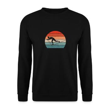 Ski Freestyle Ski Freeski Sports d’hiver - Sweat-shirt Unisexe - noir - Devant - Alina (178cm) & Michal (187cm)