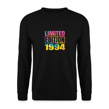 Limited Edition 1994 Graffiti - Unisex Pullover - Schwarz - Vorne - Alina (178cm) & Michal (187cm)