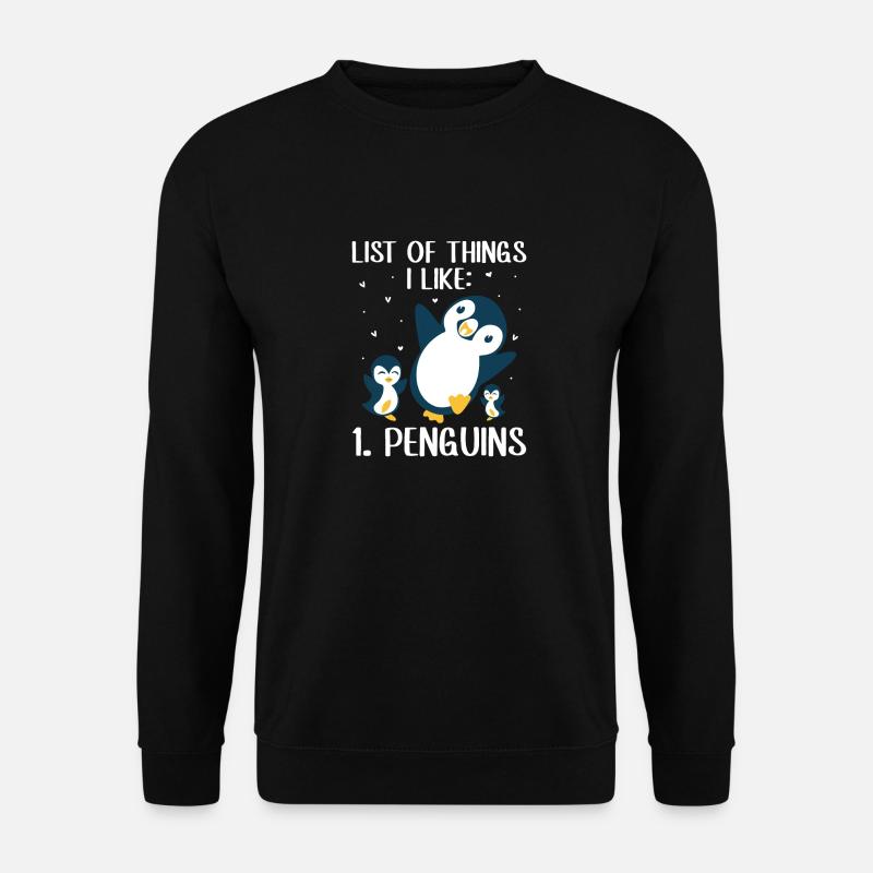 King Penguin Emperor Penguin Penguin Gift - Sweat-shirt Unisexe - noir