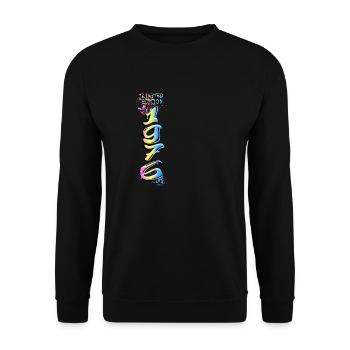 Édition limitée 1976 Graffiti - Sweat-shirt Unisexe - noir - Devant - Alina (178cm) & Michal (187cm)