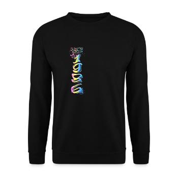 Édition limitée 1986 Graffiti - Sweat-shirt Unisexe - noir - Devant - Alina (178cm) & Michal (187cm)