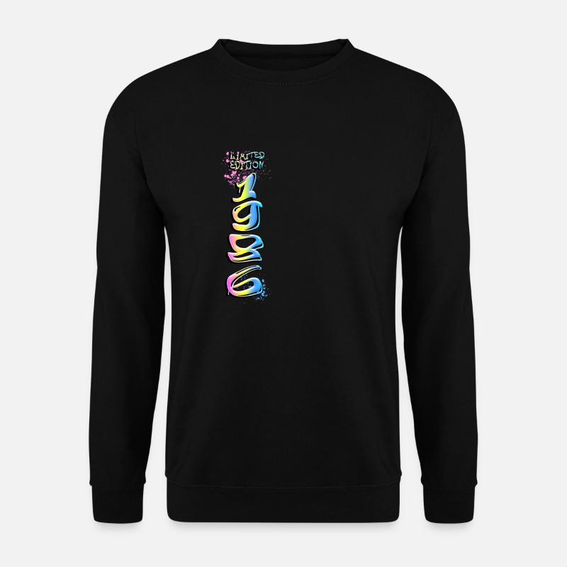 Édition limitée 1986 Graffiti - Sweat-shirt Unisexe - noir