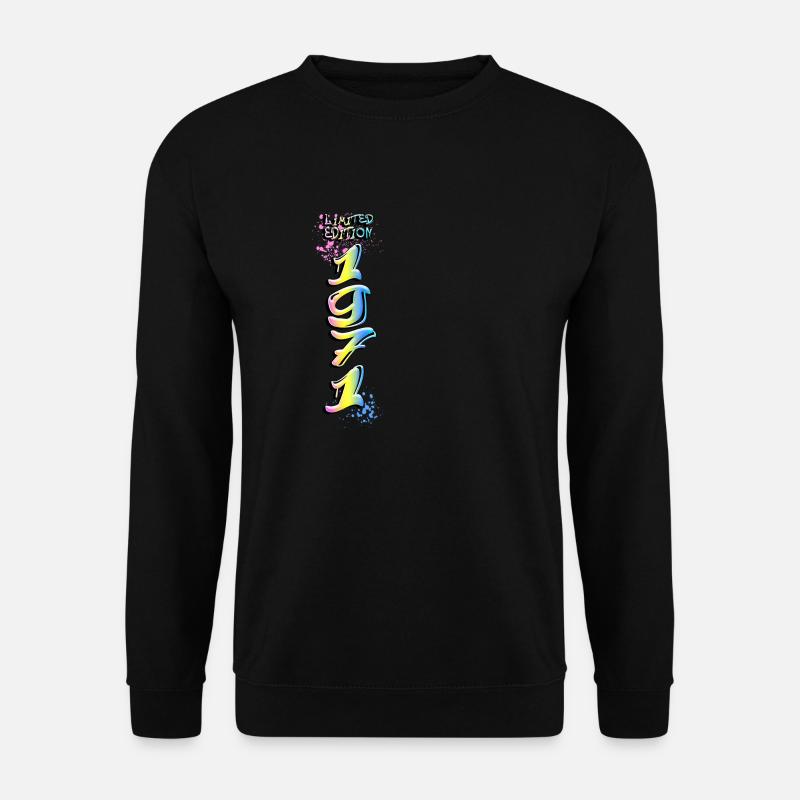 Édition limitée 1971 Graffiti - Sweat-shirt Unisexe - noir