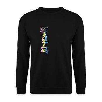Édition limitée 1978 Graffiti - Sweat-shirt Unisexe - noir - Devant - Alina (178cm) & Michal (187cm)