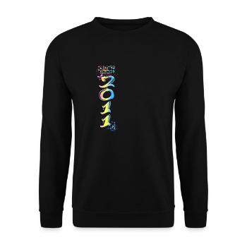Limited Edition 2011 Graffiti - Unisex Sweatshirt - black - Front - Alina (178cm) & Michal (187cm)