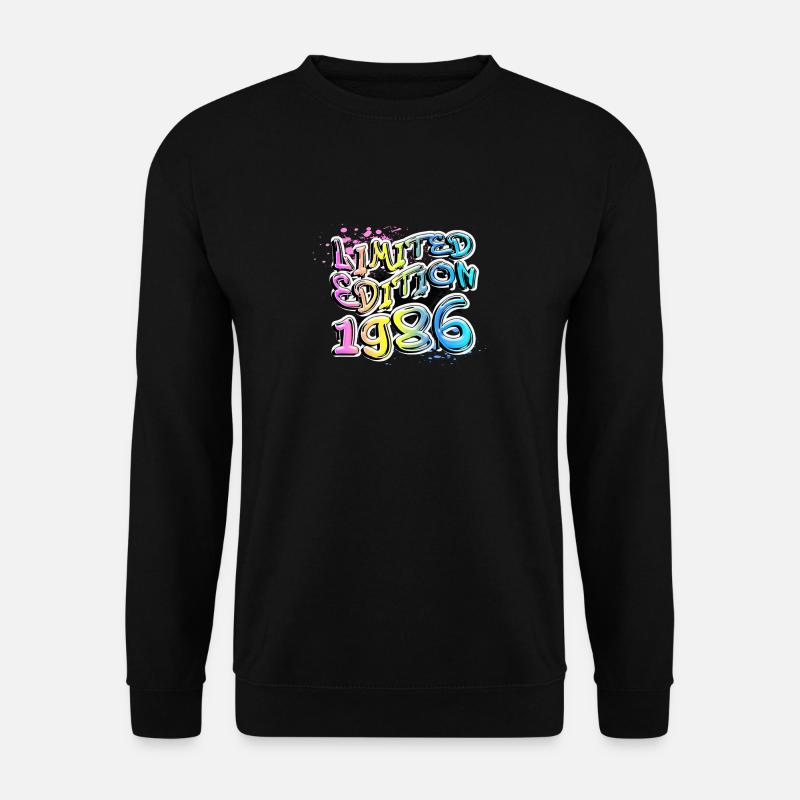 Édition limitée 1986 Graffiti - Sweat-shirt Unisexe - noir