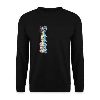 Édition limitée 1968 Graffiti - Sweat-shirt Unisexe - noir - Devant - Alina (178cm) & Michal (187cm)