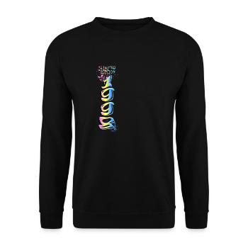 Edition Limitée 1998 Graffiti - Sweat-shirt Unisexe - noir - Devant - Alina (178cm) & Michal (187cm)