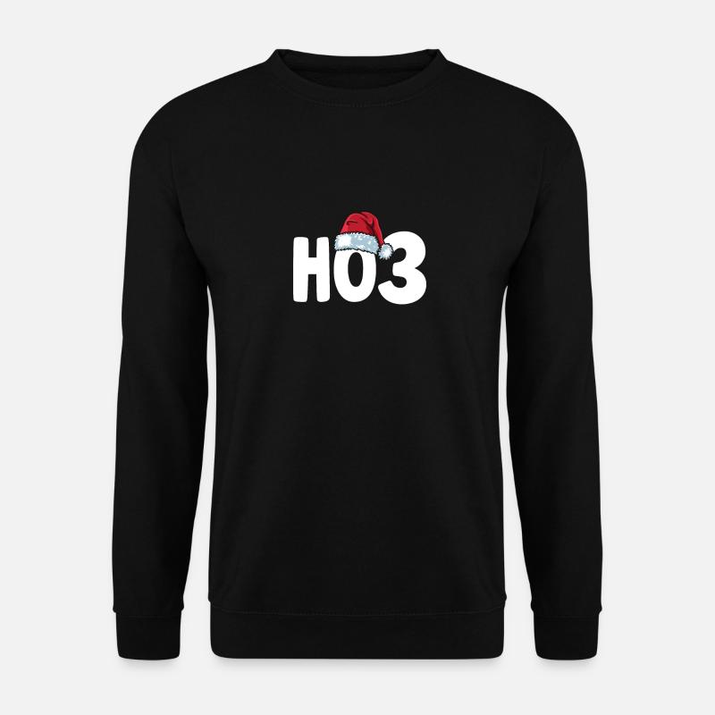 Funny Ugly Christmas Ho3 - Unisex Sweatshirt - black