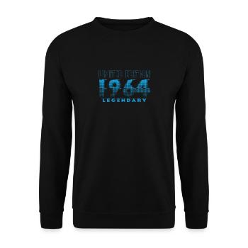 Limited Edition 1964 Graffiti - Unisex Pullover - Schwarz - Vorne - Alina (178cm) & Michal (187cm)