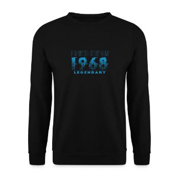 Édition limitée 1968 Graffiti - Sweat-shirt Unisexe - noir - Devant - Alina (178cm) & Michal (187cm)