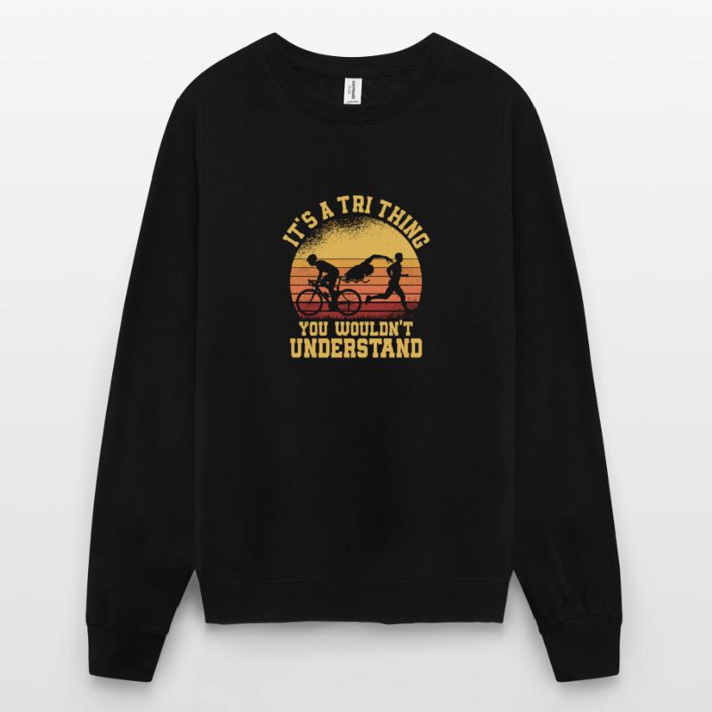 C’est un tri - vous ne comprendriez pas Triathl Sweat-shirt Unisexe