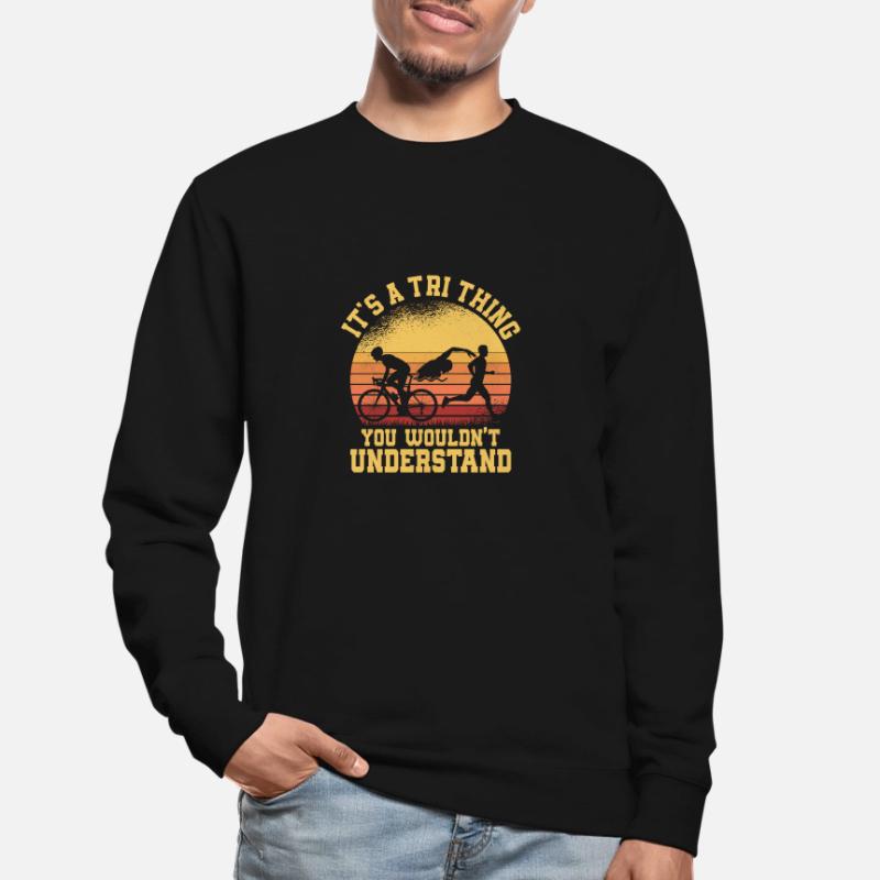 C’est un tri - vous ne comprendriez pas Triathl Sweat-shirt Unisexe