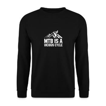 Cyclisme VTT Vélo VTT - Sweat-shirt Unisexe - noir - Devant - Alina (178cm) & Michal (187cm)