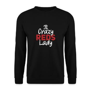 Redbone Coonhound Dog Gift - Unisex Sweatshirt - black - Front - Alina (178cm) & Michal (187cm)