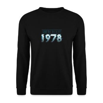 Édition limitée 1978 Graffiti - Sweat-shirt Unisexe - noir - Devant - Alina (178cm) & Michal (187cm)