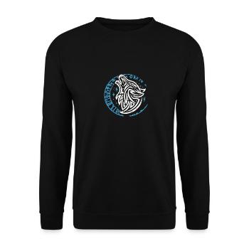 Valhalla Wolf Odin Runes Boussole nordique - Sweat-shirt Unisexe - noir - Devant - Alina (178cm) & Michal (187cm)