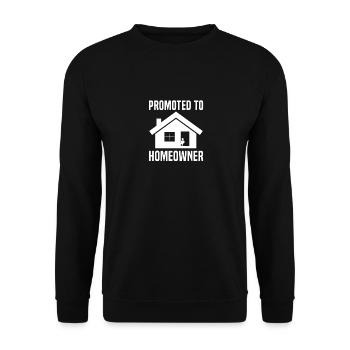 Propriétaire Propriétaire Propriétaire Maison - Sweat-shirt Unisexe - noir - Devant - Alina (178cm) & Michal (187cm)