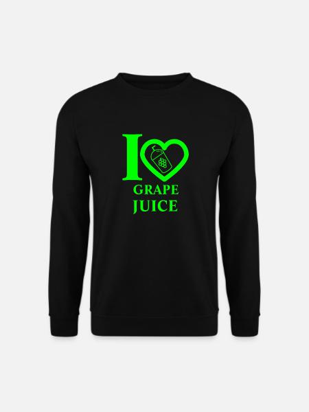 I Love Grape Juice - Unisex Sweatshirt - black