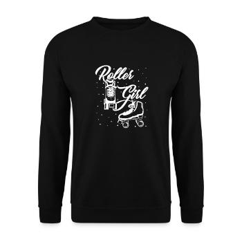 Rollschuhe Roller Girl Roller Skates Rollschuh Shi - Unisex Pullover - Schwarz - Vorne - Alina (178cm) & Michal (187cm)