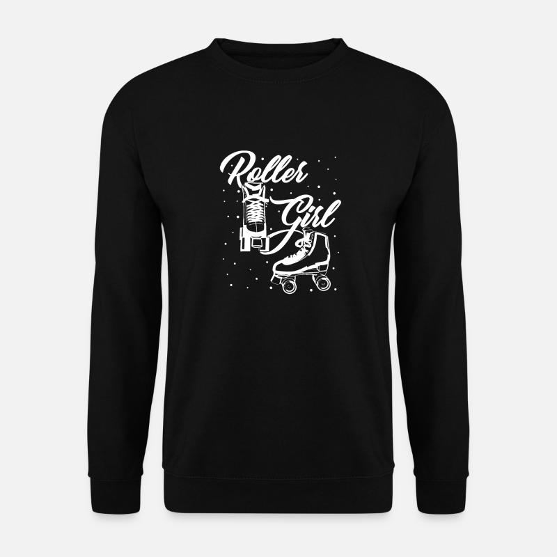 Rollschuhe Roller Girl Roller Skates Rollschuh Shi - Unisex Pullover - Schwarz