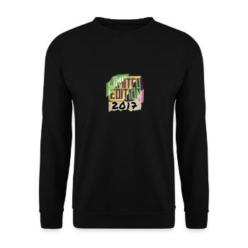 Limited Edition 2017 Graffiti - Unisex Pullover - Schwarz - Vorne - Alina (178cm) & Michal (187cm)