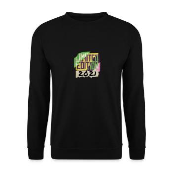 Limited Edition 2021 Graffiti - Unisex Pullover - Schwarz - Vorne - Alina (178cm) & Michal (187cm)
