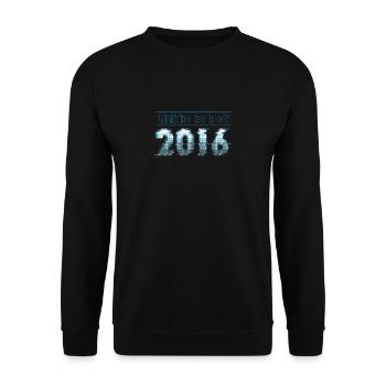 Limited Edition 2016 Graffiti - Unisex Pullover - Schwarz - Vorne - Alina (178cm) & Michal (187cm)