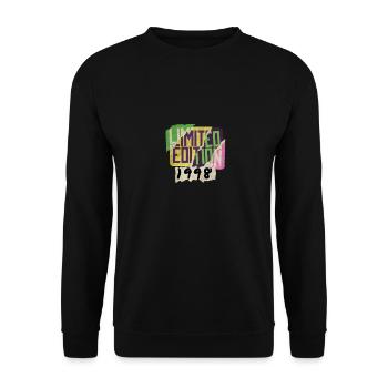 Limited Edition 1998 Graffiti - Unisex Pullover - Schwarz - Vorne - Alina (178cm) & Michal (187cm)