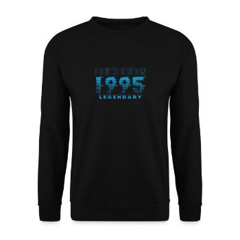 Limited Edition 1995 Graffiti - Unisex Pullover - Schwarz - Vorne - Alina (178cm) & Michal (187cm)