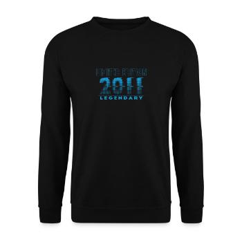 Limited Edition 2011 Graffiti - Unisex Sweatshirt - black - Front - Alina (178cm) & Michal (187cm)