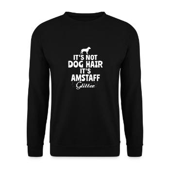 American Staffordshire Bull Terrier Staffy Dog - Unisex Sweatshirt - black - Front - Alina (178cm) & Michal (187cm)