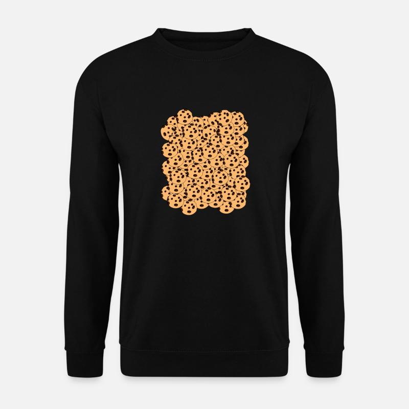 Cookies Biscuit au chocolat de Noël - Sweat-shirt Unisexe - noir