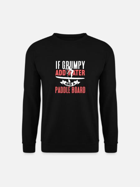 SUP Paddle Board Paddleboarding - Unisex Sweatshirt - black