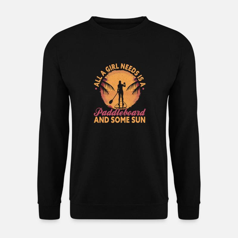 SUP Paddle Board Paddleboard - Sweat-shirt Unisexe - noir