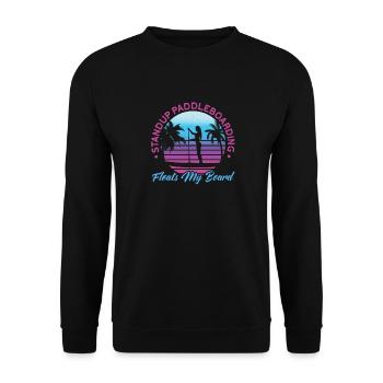 SUP Paddle Board Paddleboard - Sweat-shirt Unisexe - noir - Devant - Alina (178cm) & Michal (187cm)