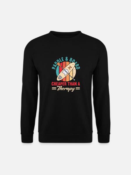 SUP Paddle Board Paddleboarding - Unisex Sweatshirt - black
