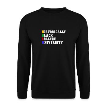 Hbcu Clothing Historic Black College - Unisex Sweatshirt - black - Front - Alina (178cm) & Michal (187cm)