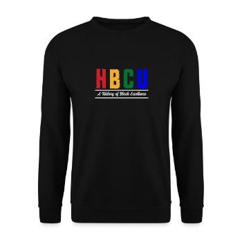 Hbcu Clothing Historic Black College - Unisex Sweatshirt - black - Front - Alina (178cm) & Michal (187cm)